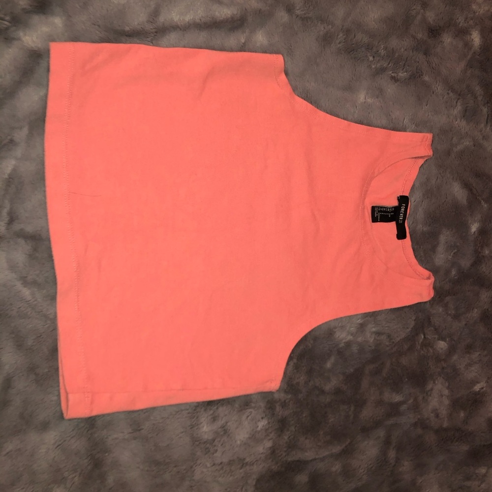 Forever 21 Pink cropped tank top